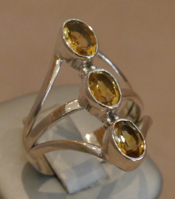 citrine-bague